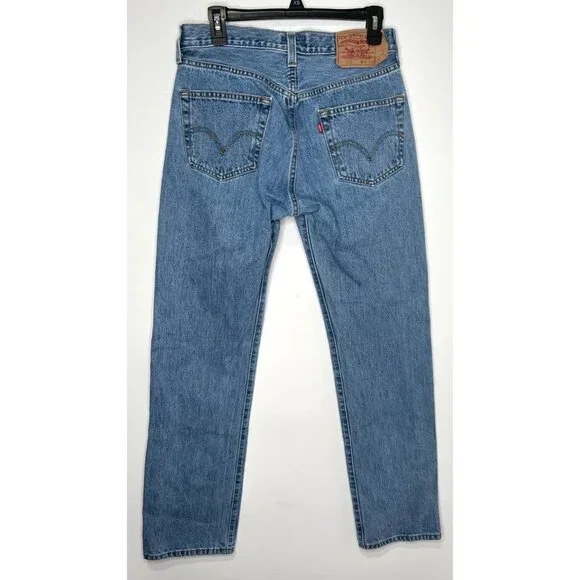 Levis 501 XX Straight Leg Button Fly High Waisted Jeans Size 31 x 32.5